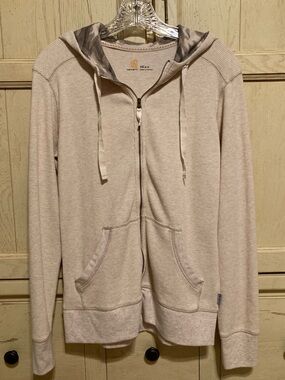 Carhartt Women’s Cream Waffle Knit Hoodie XS